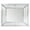 Chrome/Clear Tempered Glass/Mirror Base, variant on SAFAVIEH Noelia Rose Gold/Glass/Mirror Rectangle Electroplating End Table (22 in. W x 18 in. D x 26.5 in. H)