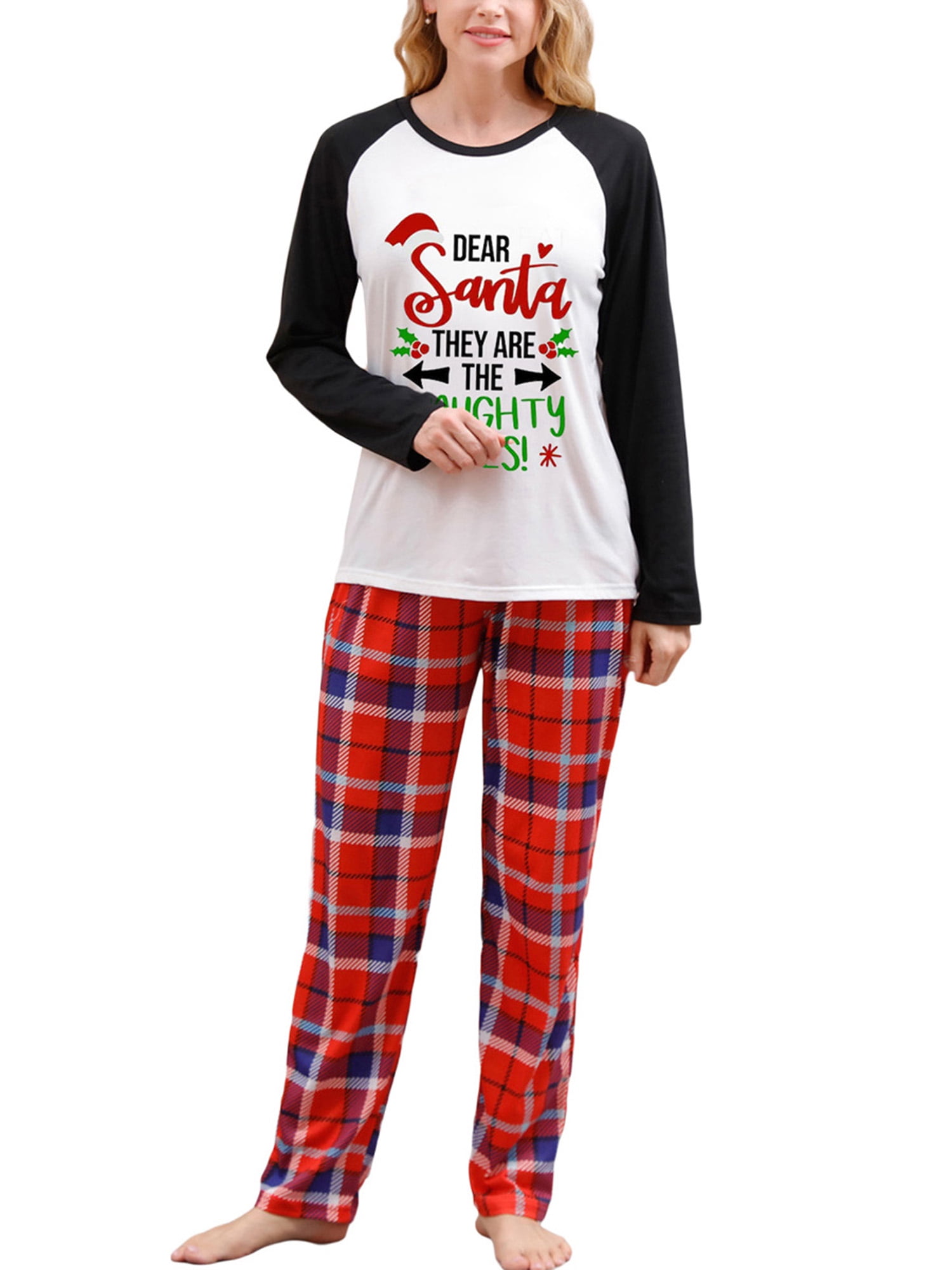 Christmas Family Pajamas Holiday Christma Pajama Family Matching Pjs Set Sleepwear Xmas Jammies