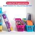 thumbnail image 4 of Organizador de lápices y crayones PREXTEX para almacenamiento de aula (paquete de 12), 4 of 7