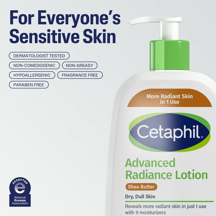 Cetaphil Advance Relief Lotion with Shea Butter, 16 Oz..