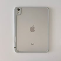 for iPad 10th Gen 2022 10.9 inch Case, Slim Frosted Cover Hard Back Matte Clear Case with S Pen Holder, Flexible TPU Bumper Shockproof Protective Tablet Case for iPad 10th Gen 2022 10.9 inch, Gray