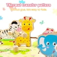 thumbnail image 2 of Puzles de madera para niños pequeños HUOGUO para niños de 2 a 4 años con perilla, 2 of 5