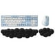 thumbnail image 4 of Cloud Wrist Rest Pad Kit Keyboard Wrist Rest Mouse Wrist Rest Memory Foam Palm Rest for Keyboard Mouse Non-Slip, 4 of 5