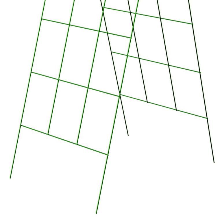 Expert Gardener Steel A-Frame Trellis, 18x48 In., Green photo 4
