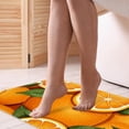 thumbnail image 4 of Tangerine Indoor Carpet Kitchen Rug Office Mat - Polyester Non-Slip Machine Washable, 4 of 6