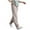 Beige, variant on Wlynlyn Joggers for Women Cotton Linen High Waisted Pants Cinch Bottom Sweatpants Casual Comfy Pjs Pants