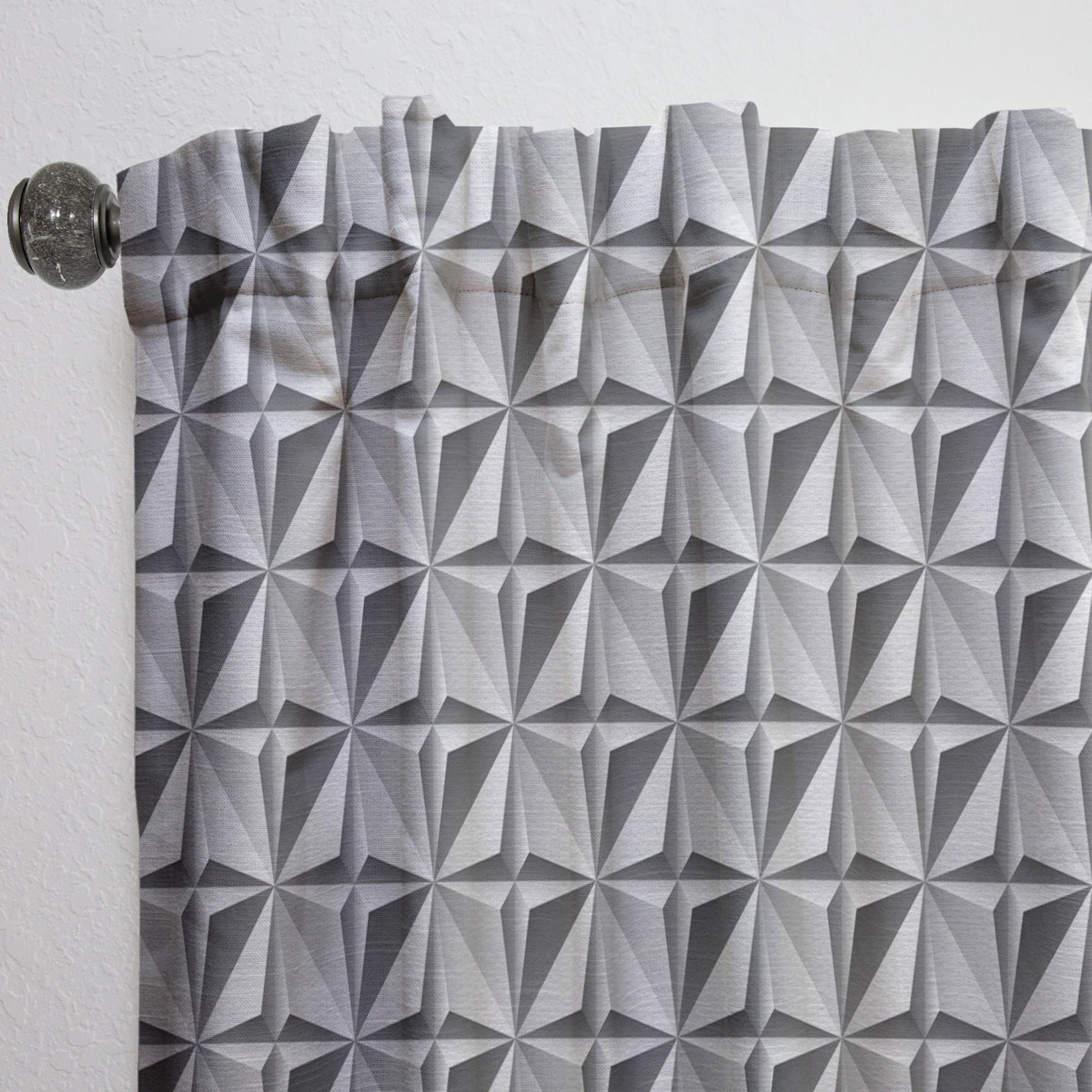 Designart 'Pattern Engraved' Modern & Contemporary Curtain Panel