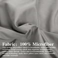 thumbnail image 2 of Super Soft Brushed Microfiber Euro Pillow Shams Set of 2, Machine Washable Square Pillow Cases, 26 x 26 inches, Smoky Gray, 2 of 7