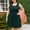 B82 Green Plus Size Summer Dresses Clearance Under $5, variant on Xqxayjr Women's Beach Party Dress Summer Under $5 Casual Crewneck Plus Size Sleeveless Empire Waist Flowy Midi Swing T-shirt Sundresses Trendy Outfits Funaral Dresses