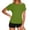 Green, variant on YODETEY Women's Crew Neck Tee with Short Sleeves, Classic Short Sleeve CrewNeck T-Shirt, Women's Plus Hot Pink,Size M