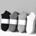 thumbnail image 3 of Guardurnaity 5a de calcetines tobilleros cortos transpirables para hombres talla única para todos los calcetines cortos calcetines masculinos Medias, 3 of 6