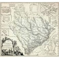 thumbnail image 2 of Cook, James 13x12 White Modern Wood Framed Museum Art Print Titled - A Map of the Province of South Carolina, 1773, 2 of 4