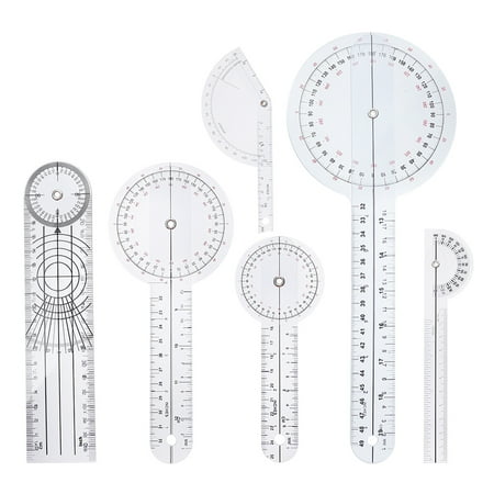 

Goniometer Finger Ruler Angle Physical Body Measure Spinal Medical Arthrodial Protractor 12 Flexible Small Spiral