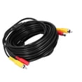 thumbnail image 4 of Portable CCTV Cable 2-In 1 Video Power Cord RCA+DC Connector for Surveillance Camera DVD Player(15m 49.2ft ), 4 of 5