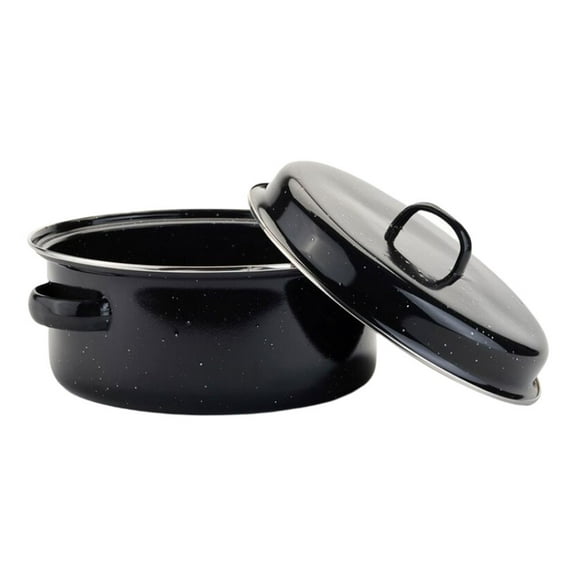 Tineasur Set Roasted Sweet Potato Pot Round Enamel 1 Set