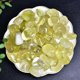thumbnail image 1 of Xiao Hua 2 piezas de piedra de pulido natural de color amarillo claro, piedra cruda, accesorios de joyería hechos a mano, piedra natural, planta en maceta, piedra decorativa para pecera de 15-20 mm, 1 of 5