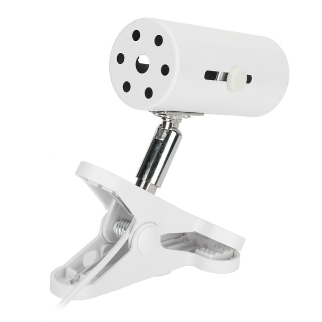 Reptile Heat Light Fixture, Sun Basking Lamp Bracket Simple To Use Anti Slip Anti Scalding For Reptile Short White Lamp Bracket