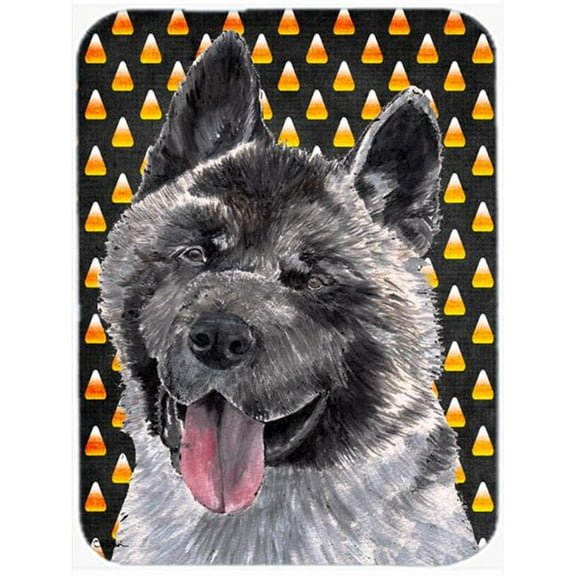 7.75 x 9.25 In. Akita Candy Corn Halloween Mouse Pad, Hot Pad Or Trivet