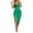 Green, variant on MDUKONU Womens Wedding Guest Dresses Sequins Satin Pleated Mermaid Backless Dress Sexy One Shoulder Evening Dress Yellow S