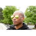 thumbnail image 2 of DII Aviator Sunglasses Gold, 2 of 10