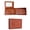 亮红棕, variant on Men's wallet, ultra-thin leather wallet, loose change wallet, magnetic seal, simplified banknote holder, 10-card RFID shielding