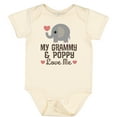 thumbnail image 3 of Inktastic Grammy and Poppy Love Me Grandchild Boys or Girls Baby Bodysuit, 3 of 5