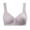 Purples, variant on Bigersell Non Underwire Bras for Women Trendy Front Button Bras Everyday Sports Bras Bralettes Bra for Older Women Lace Bra Style F-812 Beige 36