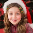 thumbnail image 4 of ¡Gran Promo de Temporada!, 5 piezas de accesorios de plástico transparentes con forma de ciervo y Papá Noel, con diseño de árbol, para funda de teléfono, pinza para el pelo, parche de joyería, 4 of 9