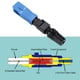 thumbnail image 4 of Conector rápido de fibra óptica ANGGREK 100 piezas SC Modo único, 4 of 8