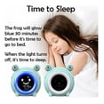 thumbnail image 4 of Pequeño despertador Luz de noche Reloj LED inteligente Little Frog Carga USB Pequeño despertador Luz de noche Verde, 4 of 5