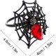thumbnail image 4 of Halloween Spider Napkin Rings 12pcs Spider Web Napkin Rings - Decorative Napkin Ornaments, Alloy Napkin Rings For Table Decorations, Napkin Buckles, K, 4 of 5