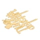 thumbnail image 5 of Palitos decorativos brillantes para bodas, fiestas y festividades Adornos para tartas de acrílico espejado, 5 of 8