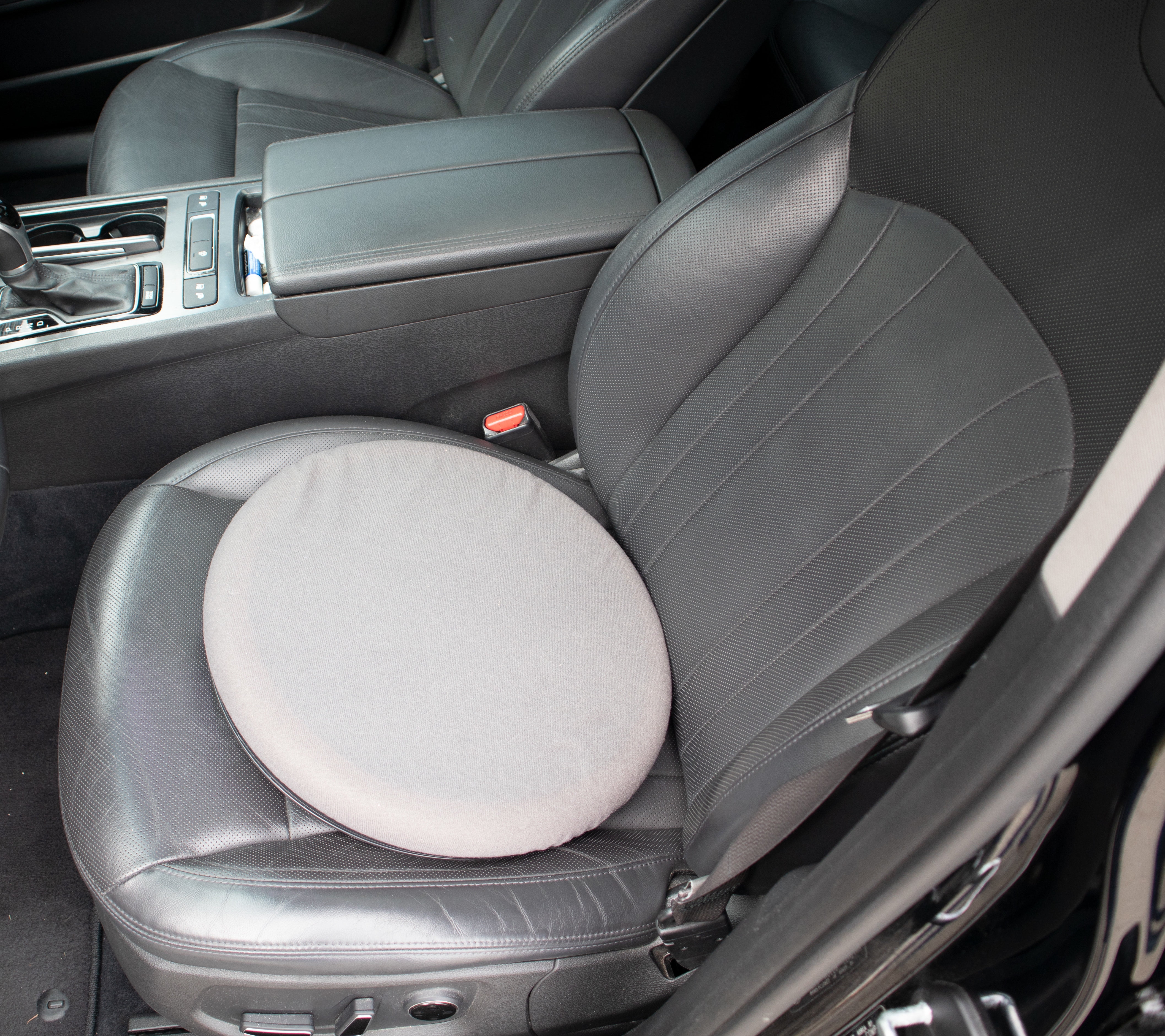 1X(Swivel Seat Cushion for Car for Elderly 360° Rotation Portable Memory 
