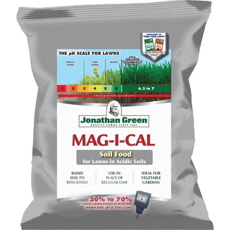 Jonathan Green & Sons 11353 Mag-I-Cal Natural Food for Lawns in Acidic Soils 5 000 sq ft One Bag Four Pack