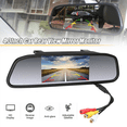 thumbnail image 2 of 3X 4.3Inch Car DVR Dash Camera Rear View Mirror Monitor Supports 2-Way Video Recorder Dash Cam LCD Display, 2 of 6