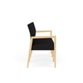 thumbnail image 2 of Pemberly Row Waiting Reception 3 Seat Tandem Seating No Center Arms in Black, 2 of 5