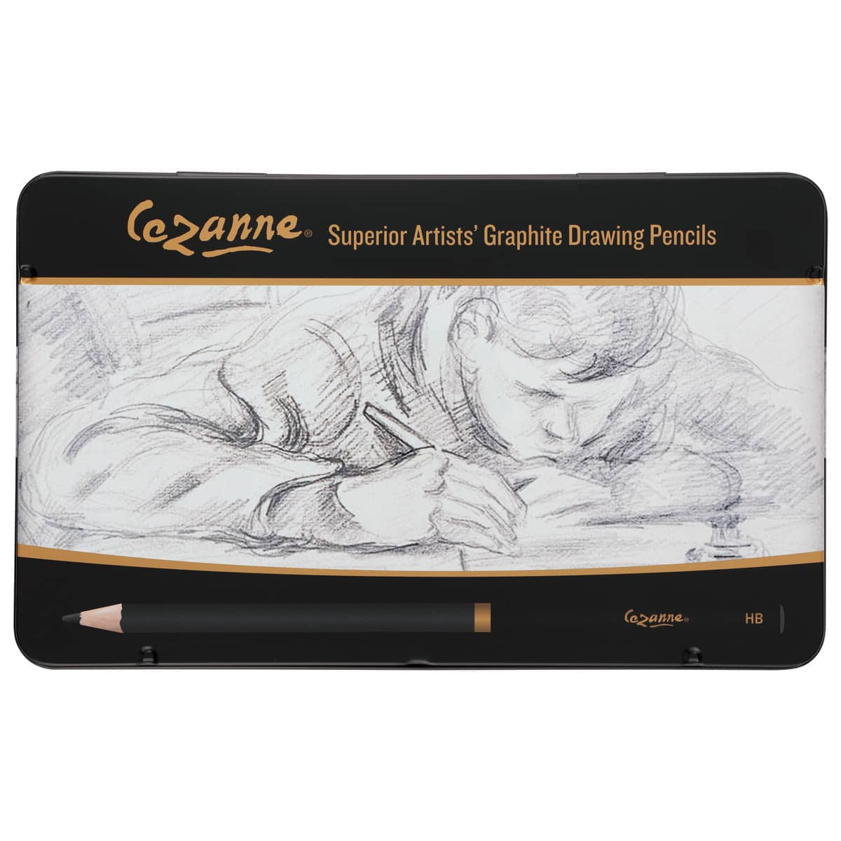 Jerrys Artarama 12pc Graphite Drawing Pencils Set, Includes Pencil Sharpener