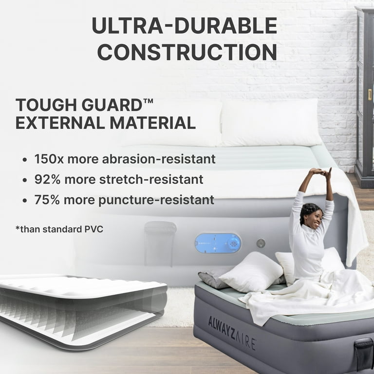 AlwayzAire Queen Inflatable Air Mattress, 20