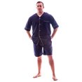 thumbnail image 2 of Up2date Fashion's Men's Woven Short-Sleeve Pajama Set with Shorts, 2 of 2
