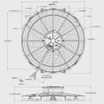 thumbnail image 4 of JEGS Low Profile Heavy-Duty Cooling Fan [14 in. Diameter], 4 of 7
