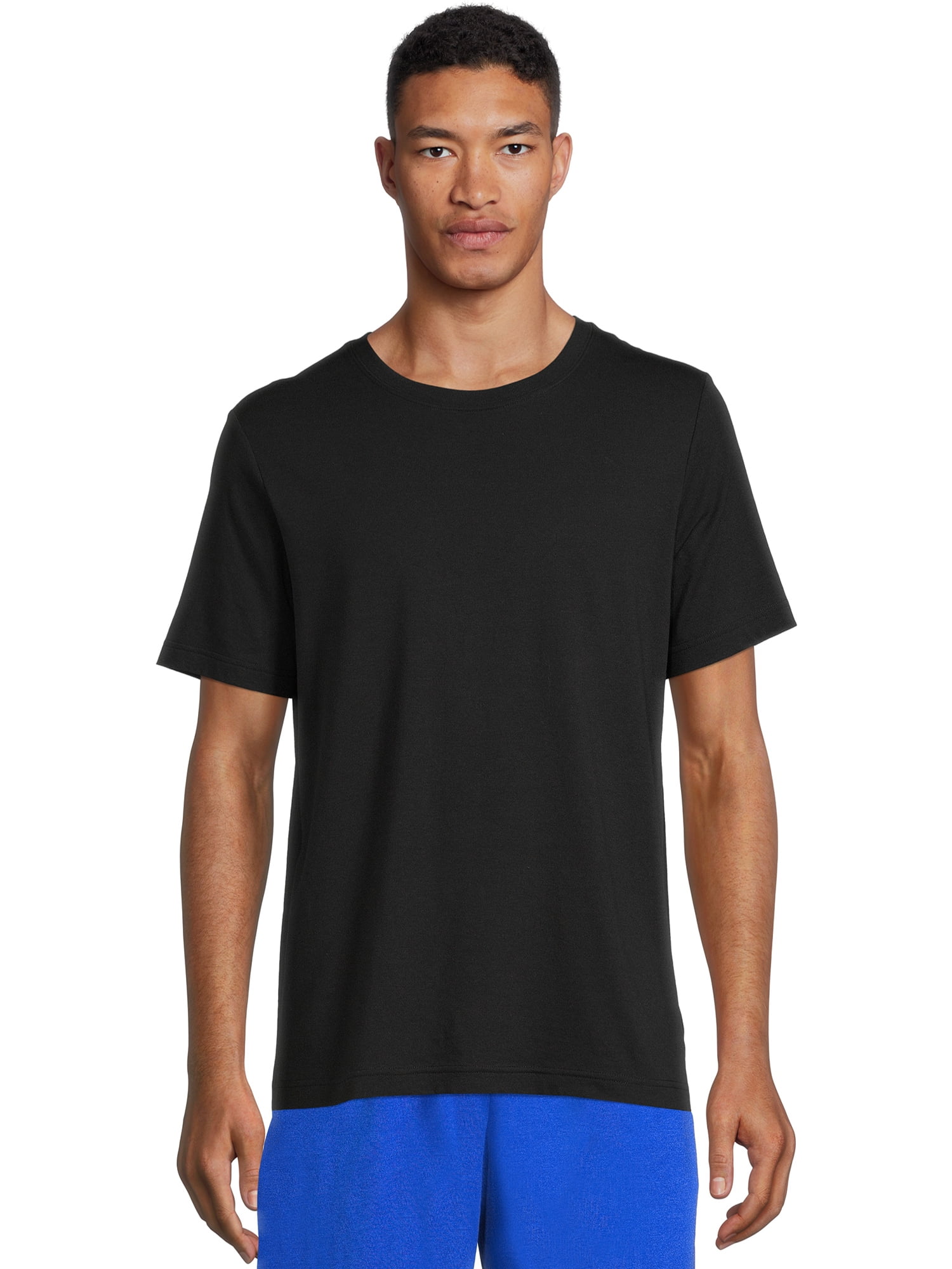 Athletic Works Men's Crewneck Tee with Short Sleeves