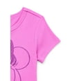 thumbnail image 3 of Disney Minnie Mouse Girls Embroidered Graphic T-Shirt, Sizes 4-16, 3 of 3