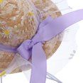 thumbnail image 3 of Small Dog Cosplay Hat Soft Handcrafted Puppy Sun Cap Functional Straw Hat for Pet, 3 of 9
