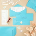 thumbnail image 2 of Sustainable Greetings Gummed Closure Business Envelope with V-Flap, #10, Blue, 200 Count, 2 of 9