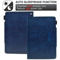 thumbnail image 4 of Dteck Case for Kindle Fire HD8/HD8 Plus 12th 10th Generation (2022/2020) 8 inch,Magnetic Leather Smart Case Card Slots Wallet Shockproof Rubber Kickstand Cover,Blue, 4 of 5