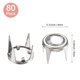 thumbnail image 3 of Uxcell 80Pcs Rhinestone Studs 0.24"x0.31" Cobre para Manualidades Plata Blanca, 3 of 7