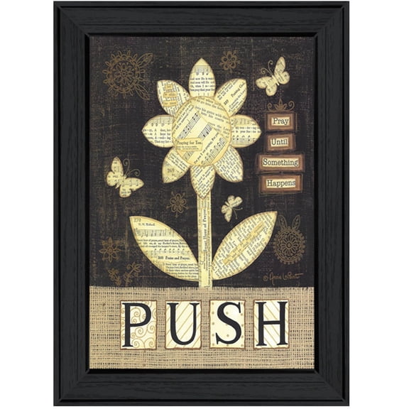 TrendyDecor4U Pray Until Something Happens Printed Wall Art ALP1077A-405