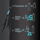 thumbnail image 2 of Tricep Rope Cable Attachment: Two Lengths (28.7 Inch & 22 Inch) Built Into One Pull Down Rope For Triceps Extension Exercises, 2 of 4