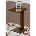 thumbnail image 4 of Home Square 12.5" Transitional Wood Sofa Mate Table in Medium Brown - Set of 2, 4 of 4