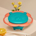 thumbnail image 4 of Ovzne Bowl Antioverflow For Children With Rotation 360 Lid Material Insurance Bowl Magical 360 Degree Rotation For Children On Clearance, 4 of 7